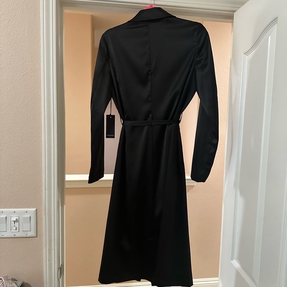 NWT-Women’s Forever 21 Black Coat. Size Large. - Picture 3 of 12